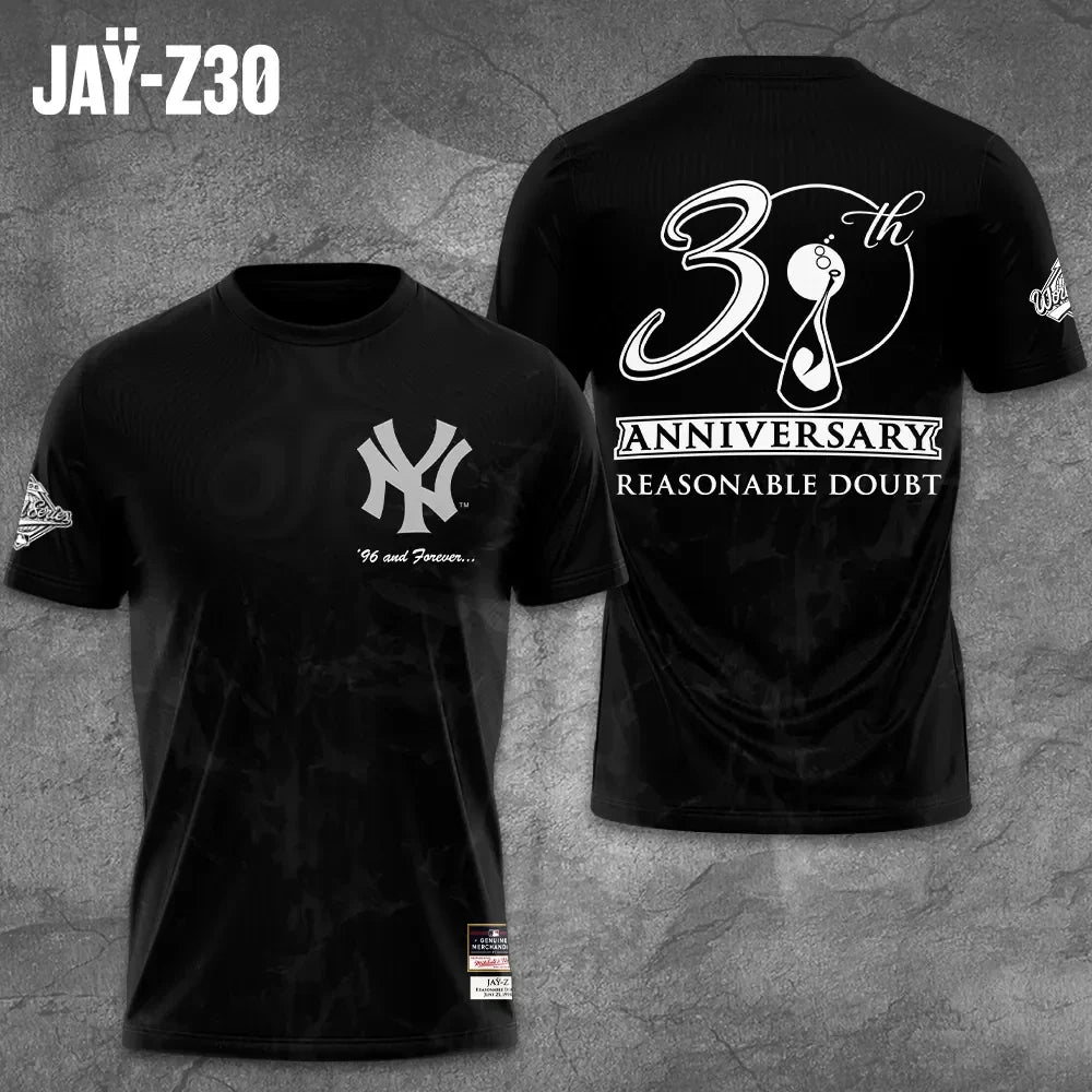 Jay-Z30 Anniversary Reasonable Doubt T-Shirt Jay-Z30 Merch Unique Gifts For Fans - Merchluma