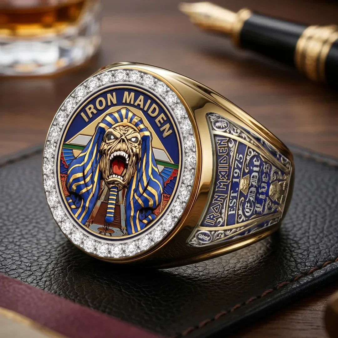 Iron Maiden 2026 World Tour Ring Iron Maiden Merch Best Gifts For Men - Merchluma