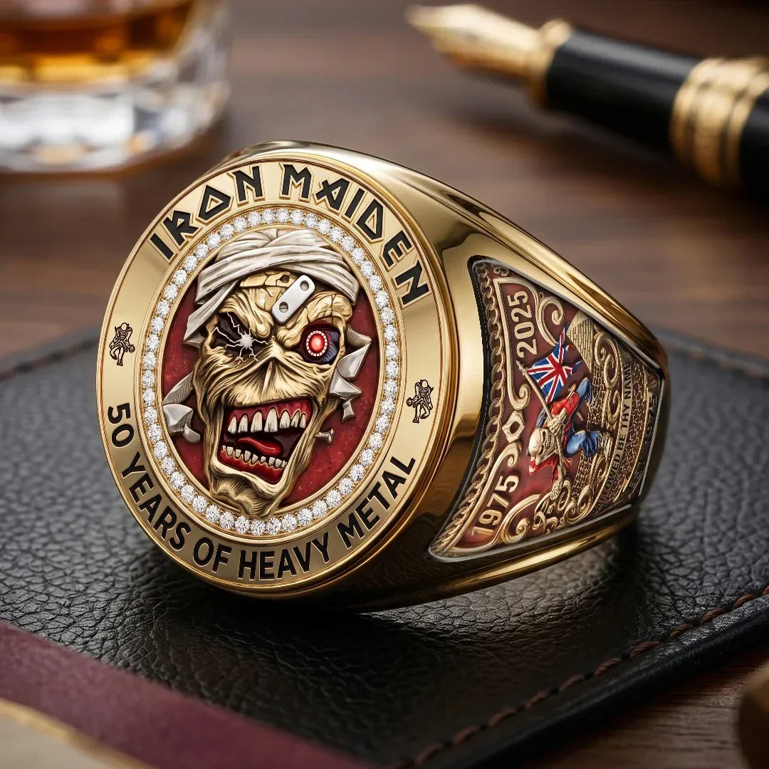 Iron Maiden 2026 World Tour Ring Iron Maiden Merch Gifts For Brother - Merchluma