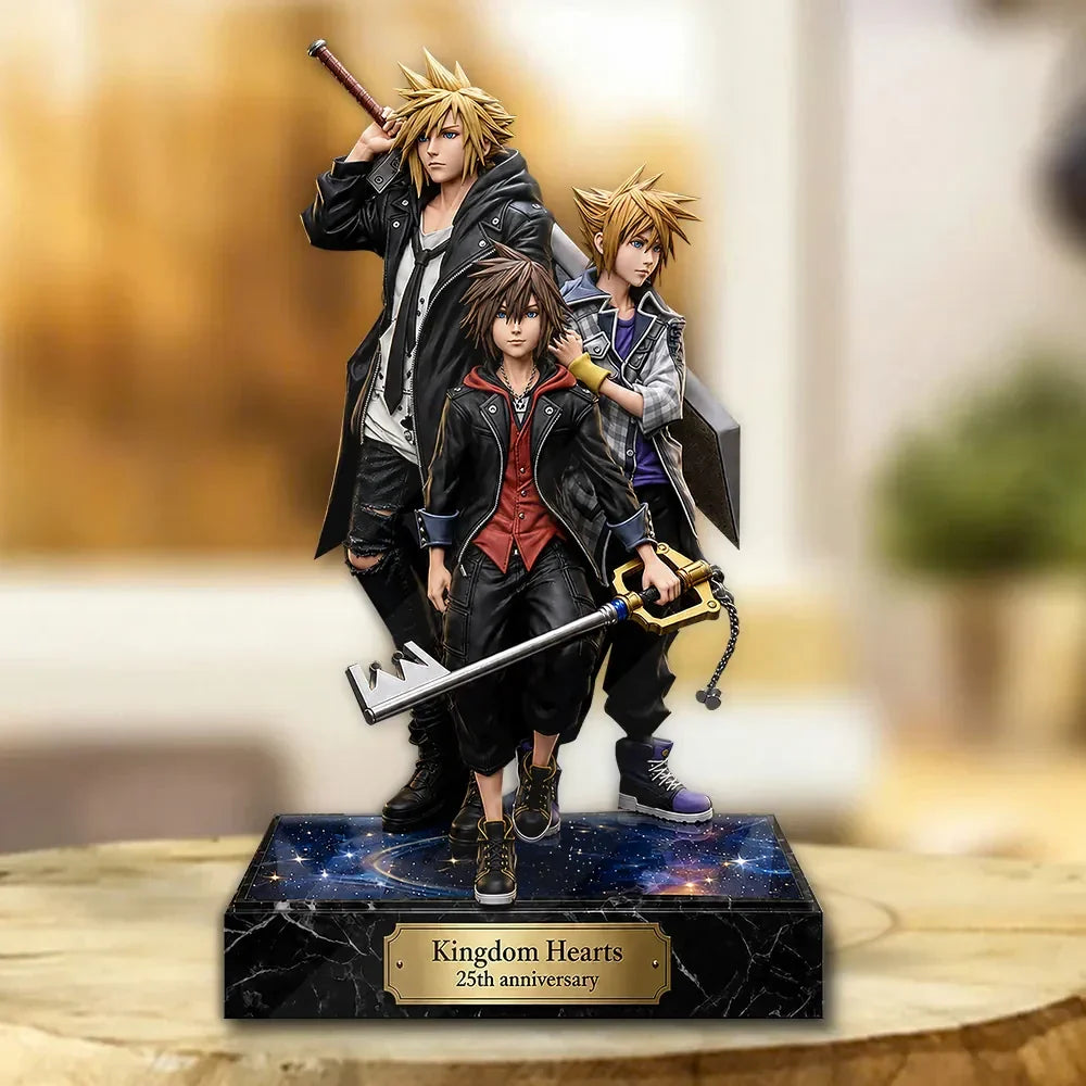 Kingdom Hearts 25th Anniversary Acrylic Plaque Kingdom Hearts Merch Best Gifts For Fans - Merchluma