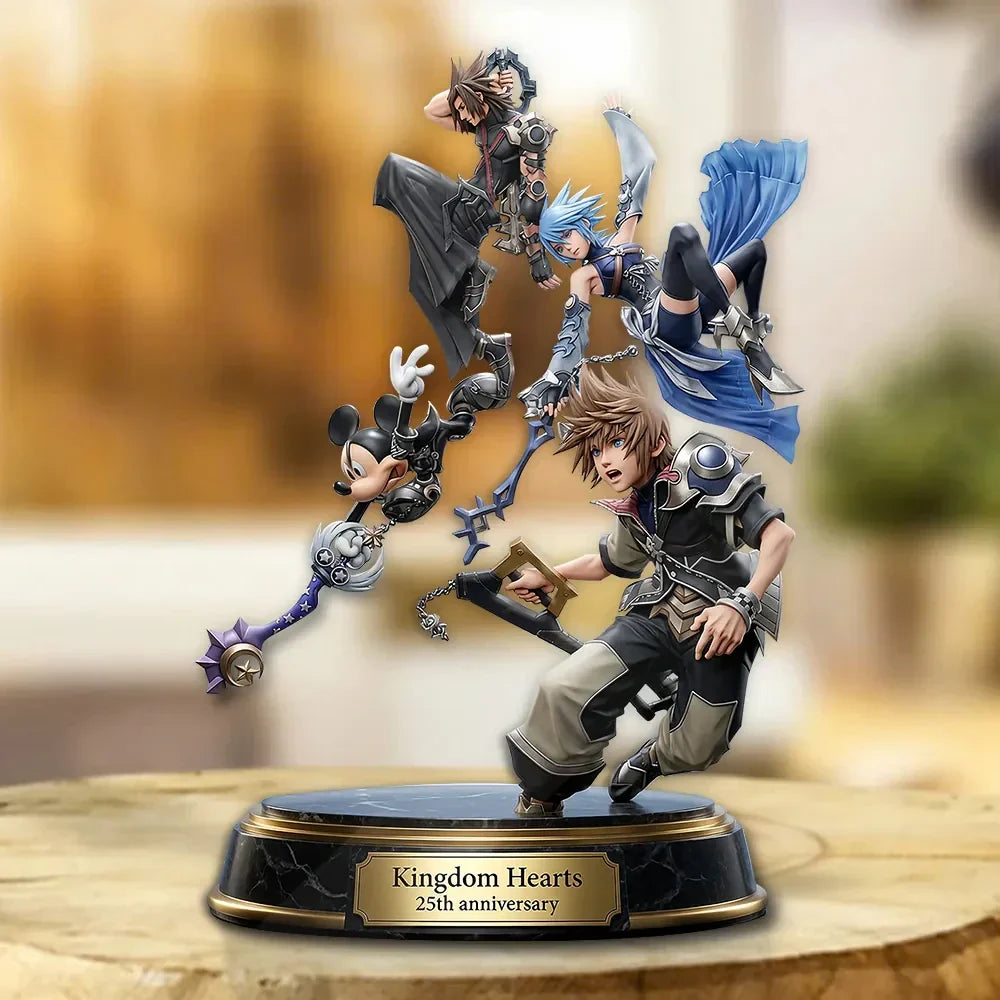 Kingdom Hearts Merch 25th Anniversary Acrylic Plaque Good Gifts For Men - Merchluma