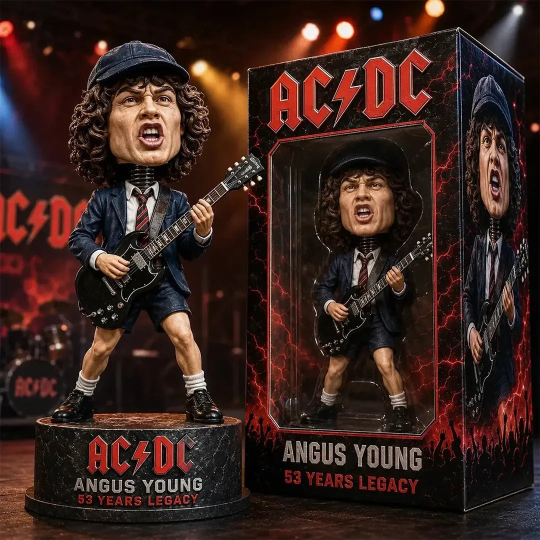 ACDC Angus Young 53 Years Legacy Funko Pop ACDC Merch Gift For Metal Fans - Merchluma