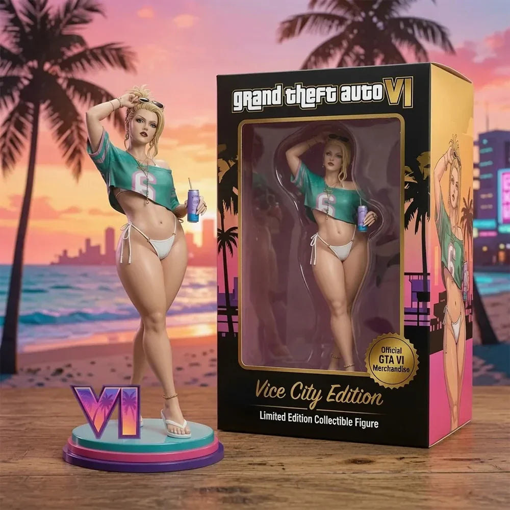 Grand Theft Auto VI Merch GTA 6 Cover Girl Funko Pop Birthday Presents For Men - Merchluma