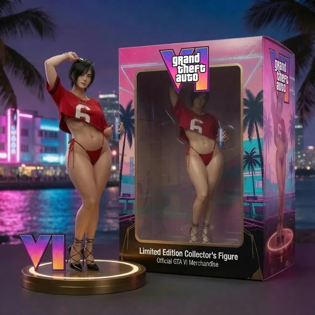 Grand Theft Auto VI Merch GTA 6 Cover Girl Funko Pop Gifts For Teen Fans - Merchluma