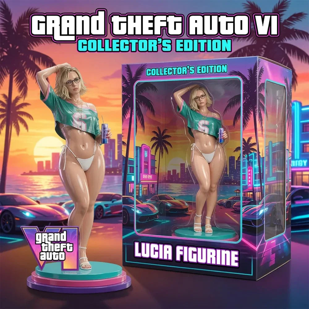 Grand Theft Auto VI Merch Lucia Figurine Funko Pop Gift Ideas For Men - Merchluma