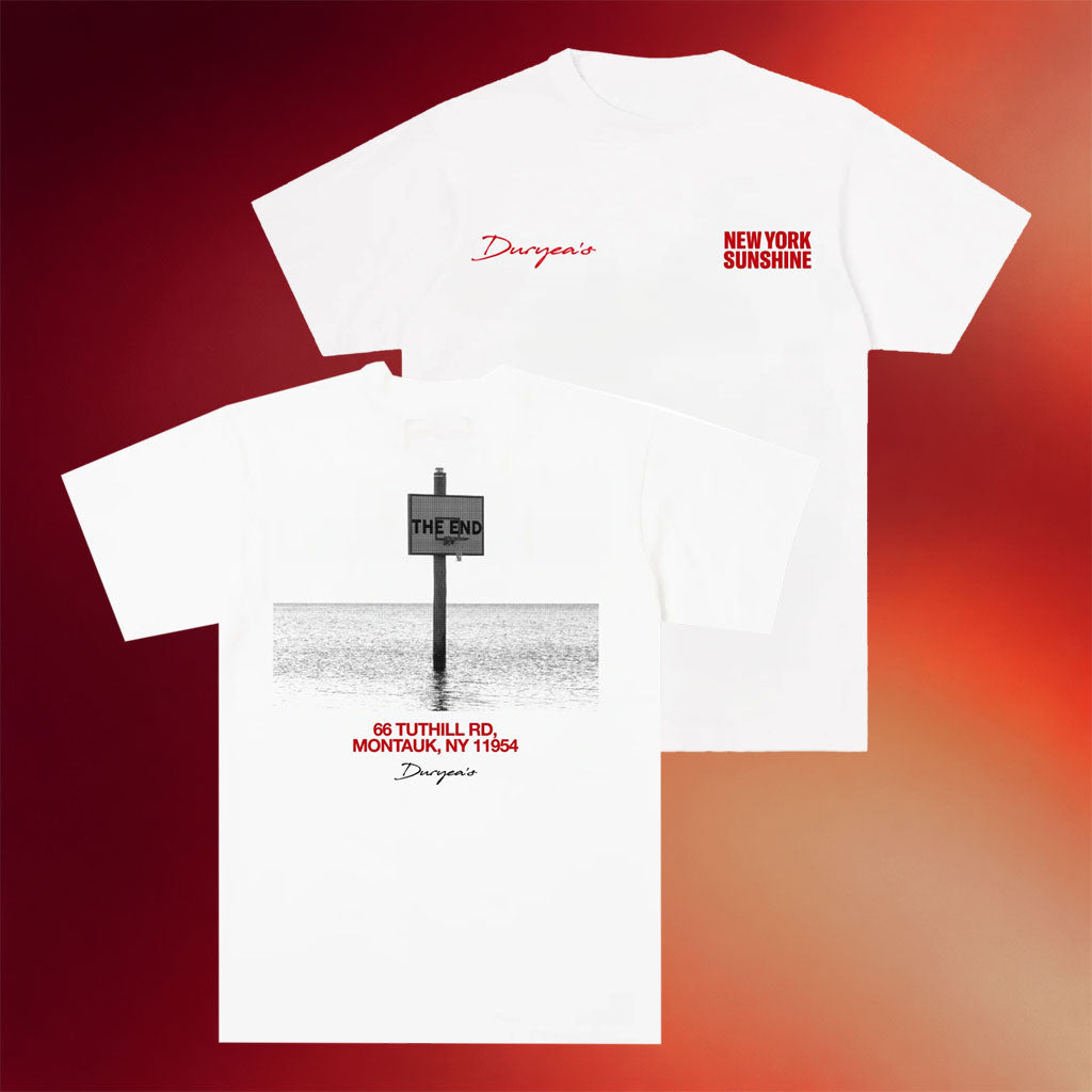 New York Sunshine Merch 2026 The End Photo T-Shirt White Gifts For My Boyfriend - Merchluma