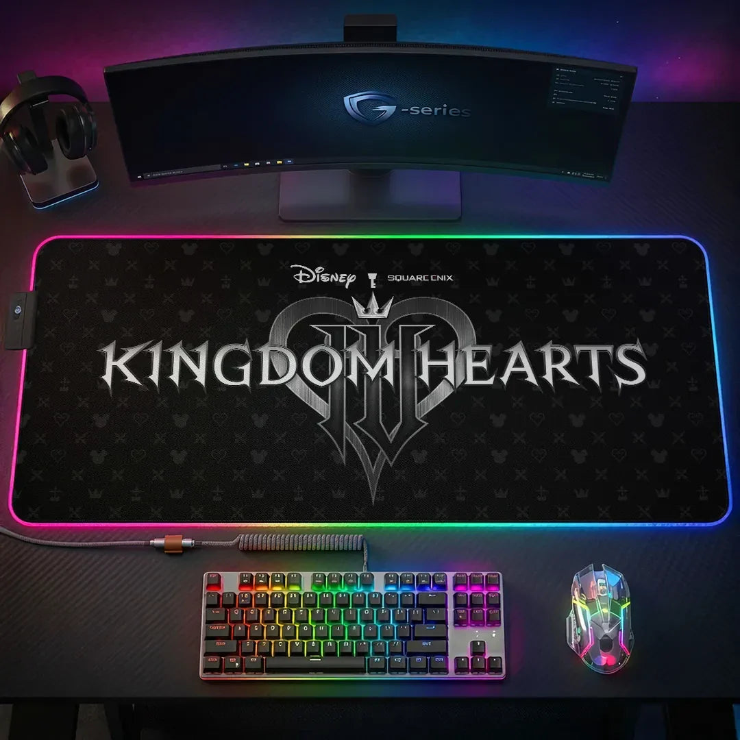 Kingdom Hearts IV 25th Anniversary Gaming Desk Mat Kingdom Hearts Merch Present For Him - Merchluma