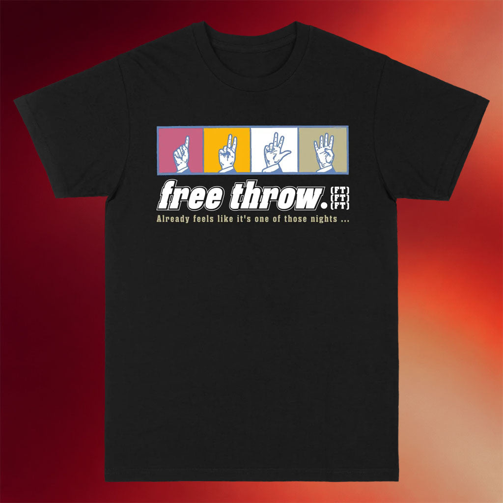 Free Throw Merch 2026 Hands T-Shirt Free Throw Shirt Unique Gift For Boyfriend - Merchluma
