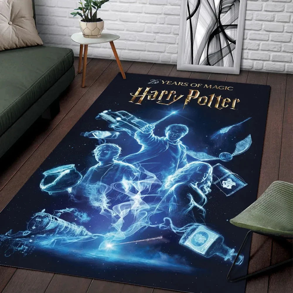 Harry Potter Merch 25th Anniversary Rug Birthday Presents For Men - Merchluma
