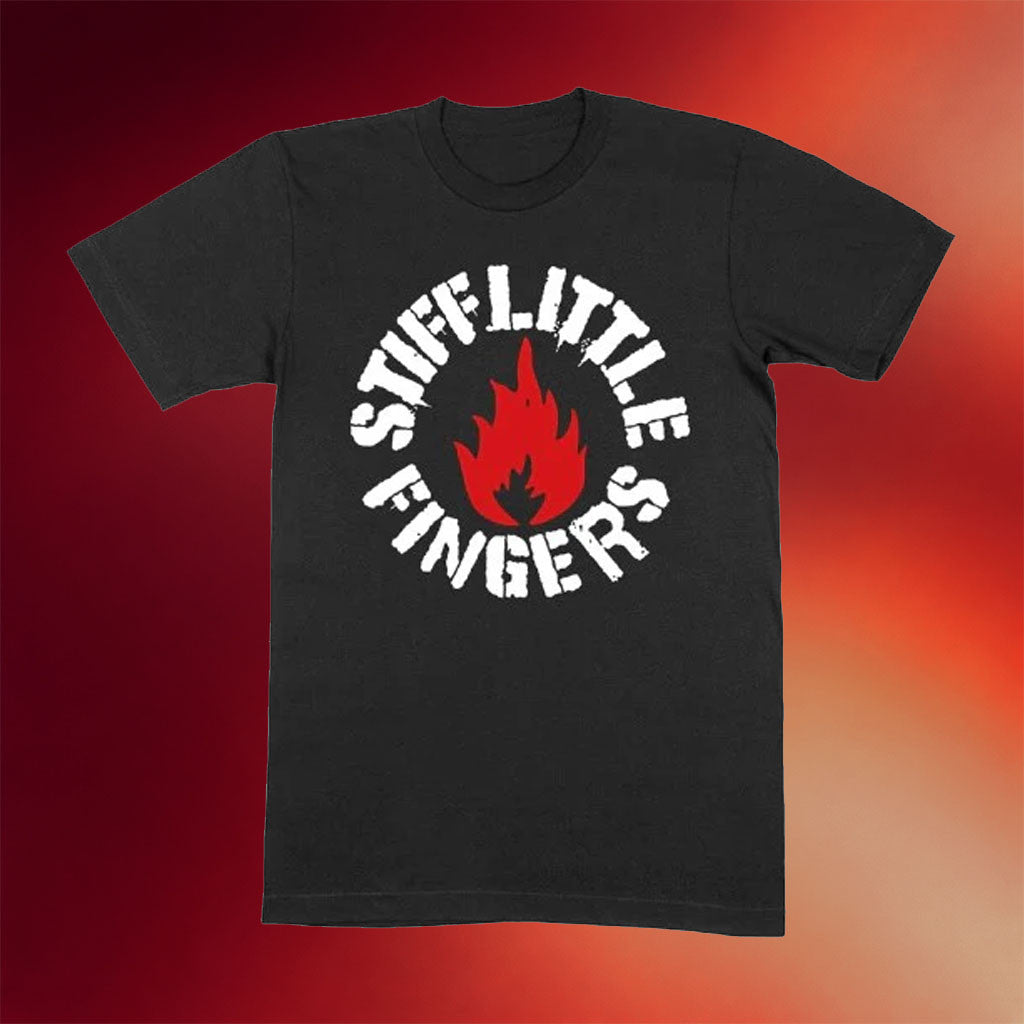 Stiff Little Fingers Merch 2026 Logo T-Shirt Stiff Little Fingers Shirt Gift For Rock Band Fans - Merchluma