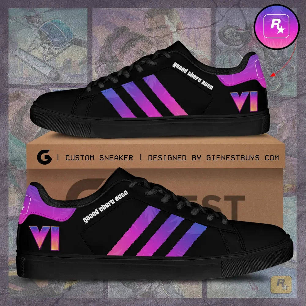 Grand Theft Auto VI Shoes Vice City Merch Useful Gifts For Brother - Merchluma