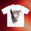 CLOUT Festival Merch 2026 Young Nudy X CLOUT Zone 6 T-Shirt Hip Hop Lover Gifts - Merchluma