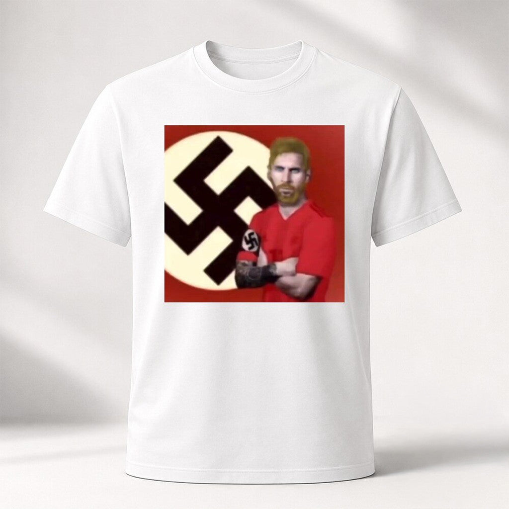 Argentina 2026 World Cup Lionel Messi Nazi Meme T-Shirt Funny Shirt Gift For Football Fans - Merchluma