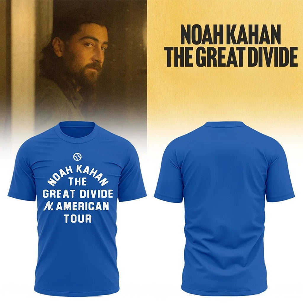 Noah Kahan Tour Merch 2026 Noah Kahan The Great Divide Tour T-Shirt Music Fan Apparel - Merchluma