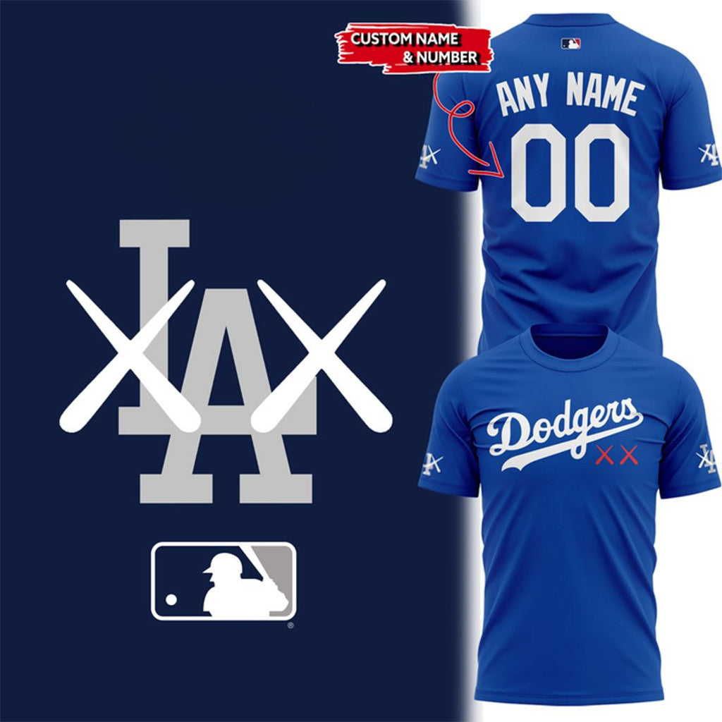 Personalized Los Angeles Dodgers X KAWS 2026 Special Shirt LA Dodgers Merch Baseball Fan Gifts - Merchluma