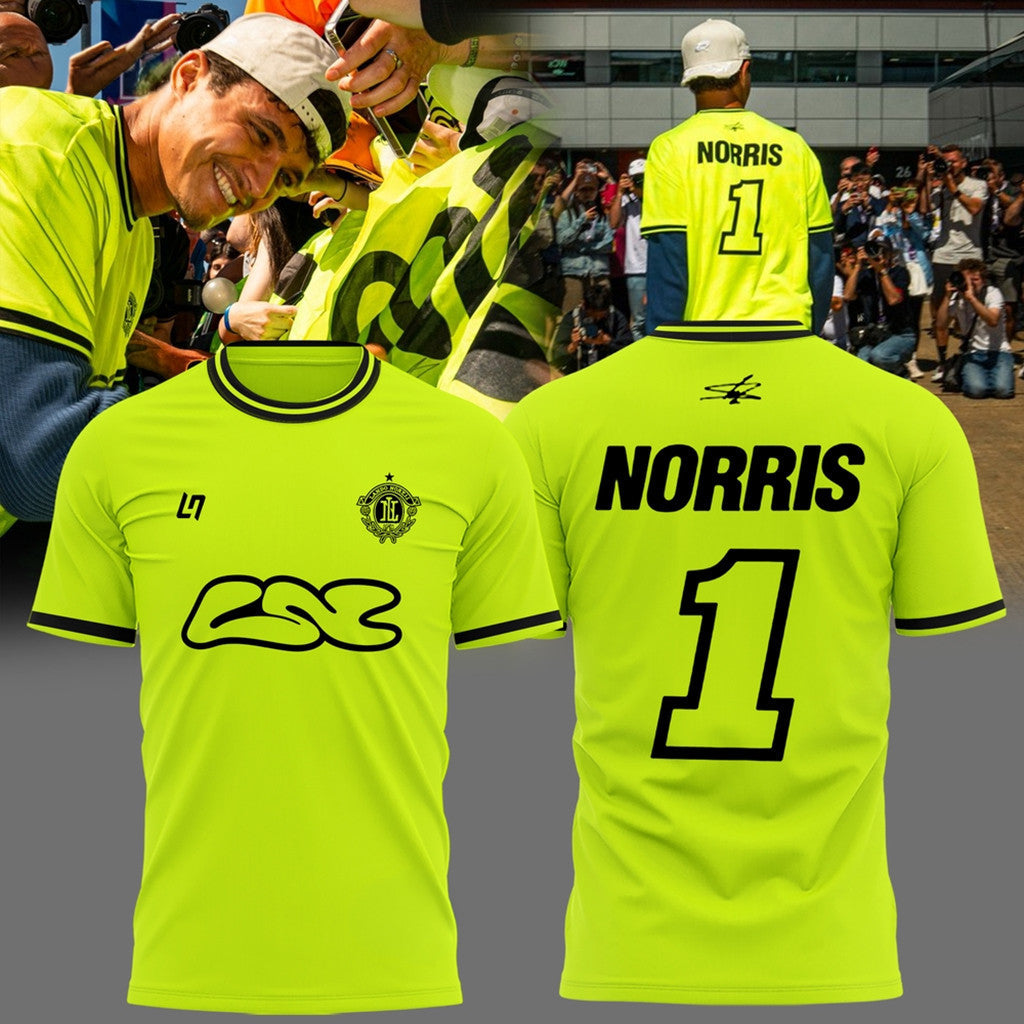 McLaren Formula 1 Team X #1 Lando Norris T-Shirt Best Gift For Racing Fans - Merchluma