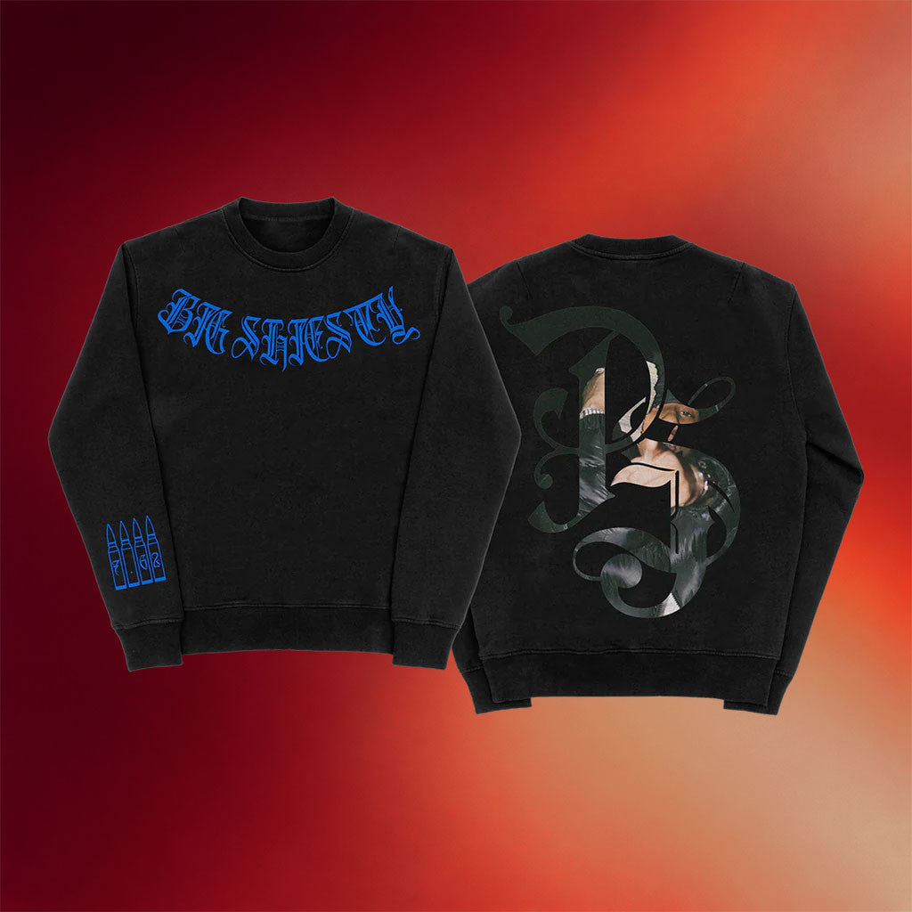 Warner Music Merch 2026 Pooh Shiesty Big Shiesty Black Crewneck Sweatshirt Gift For Fans - Merchluma