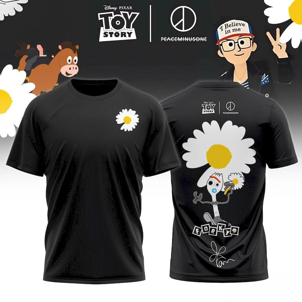 G-Dragon Peaceminusone x Toy Story T-Shirt 2026 Forky Shirt G-Dragon BigBang Merch Fan Gifts - Merchluma