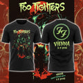 Foo Fighters Take Cover Tour 2026 Vienna T-Shirt Foo Fighters Merch Present For Rock Fans - Merchluma