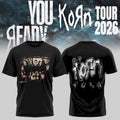 Korn Are You Ready Signature T-Shirt 2026 Korn Tour Merch Gifts For Music Lovers - Merchluma