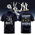 New York Yankees Looney Tunes T-Shirt 2026 Batter Up Shirt NY Yankees Merch Baseball Fan Gifts - Merchluma