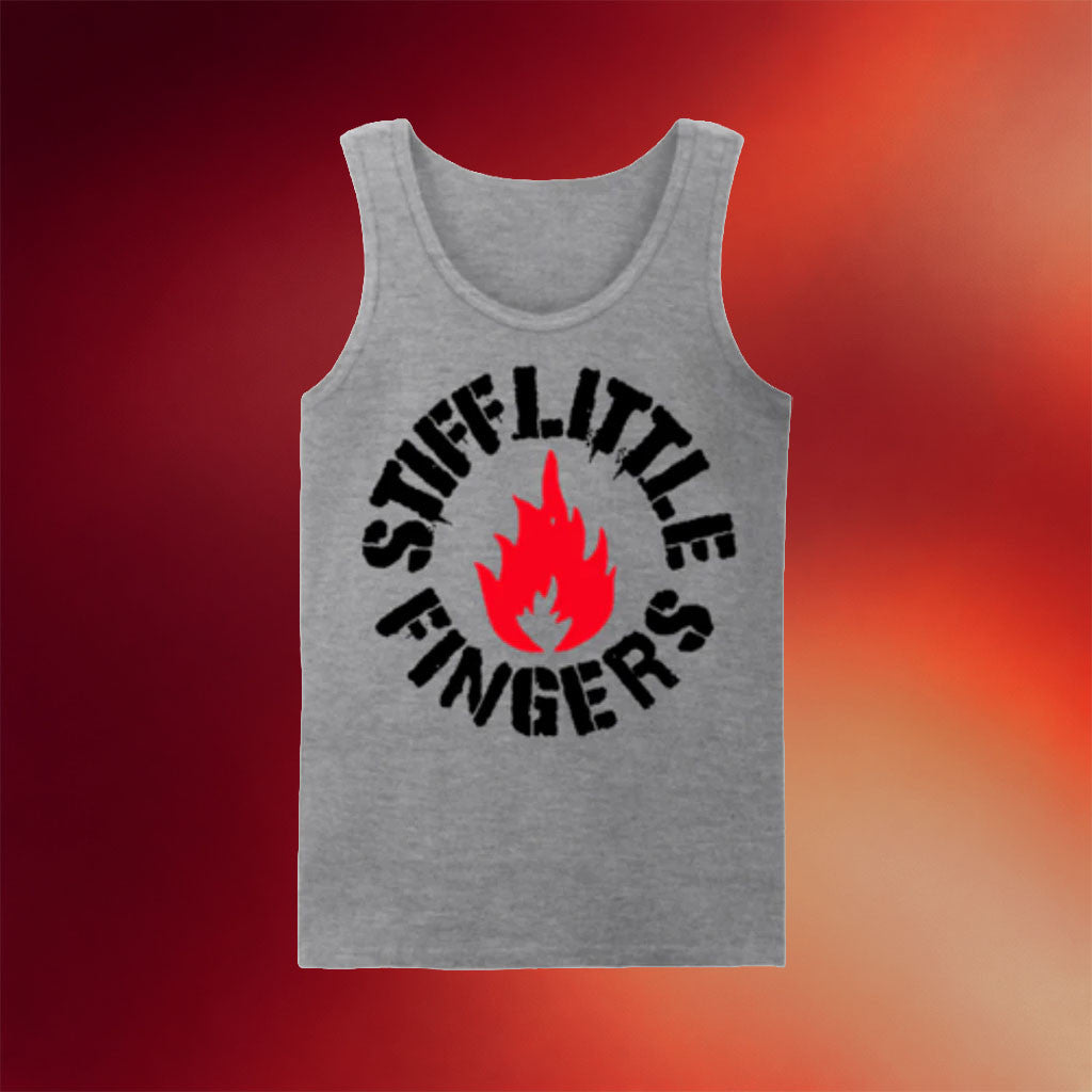 Stiff Little Fingers Merch 2026 Stiff Little Fingers Logo Tank Top Present For Rock Fans - Merchluma