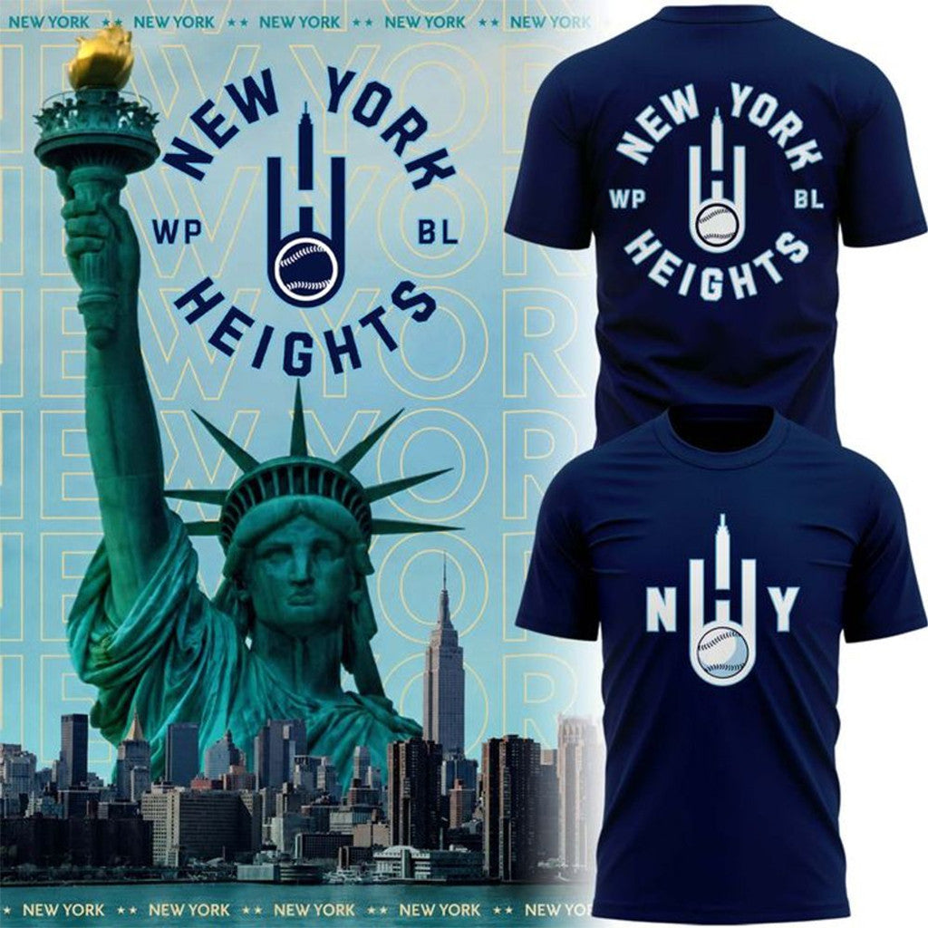New York Heights WPBL 2026 Shirt NY Heights Merch Best Gift For Baseball Fans - Merchluma