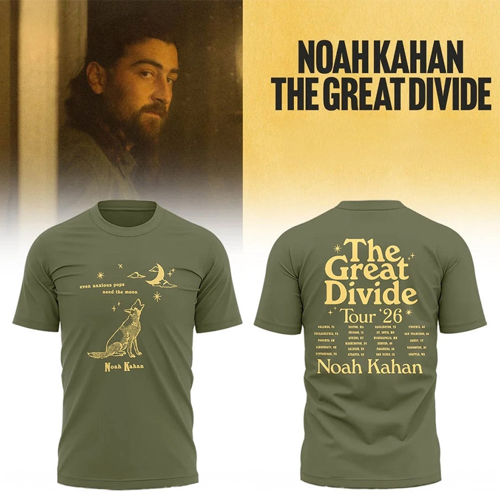 Noah Kahan Great Divide Merch 2026 Noah Kahan The Great Divide Tour Shirt Gift For Fans - Merchluma