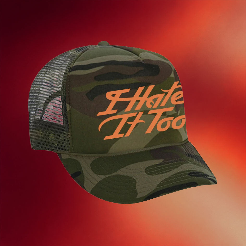 I Hate It Too Merch 2026 Camo Trucker Hat Brian Sloan Merch Gift For Brothers - Merchluma