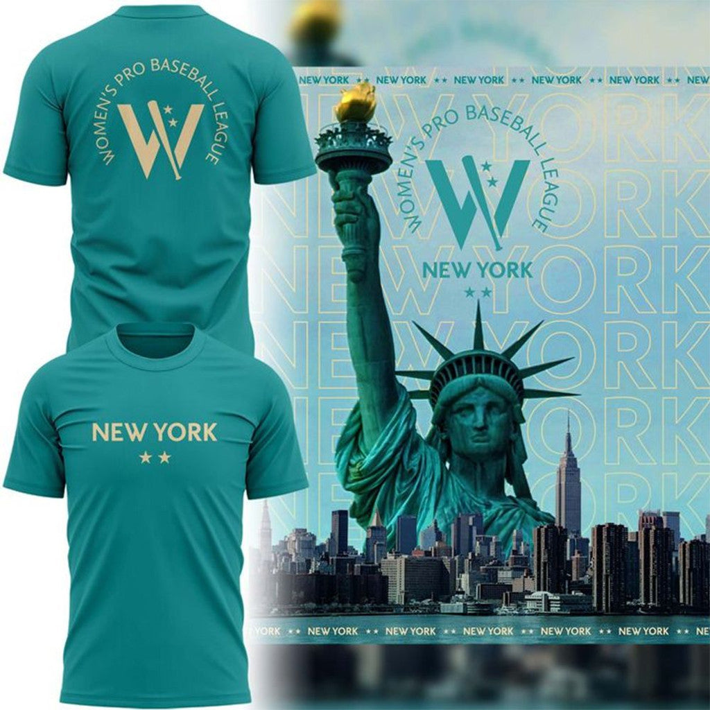 New York Heights Women's Pro Baseball League 2026 T-Shirt NY Heights Merch Baseball Fan Gifts - Merchluma
