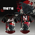 New York Mets X King Of The Monsters Baseball Jersey NY Mets Merch 2026 Gift For Brothers - Merchluma