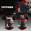New York Yankees X King Of The Monsters Baseball Jersey NY Yankees Merch Present For Brothers - Merchluma