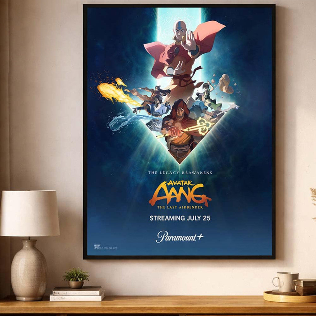 Avatar Aang The Last Airbender 2026 Poster Avatar Aang Paramount Merch Best Gifts Ideas - Merchluma