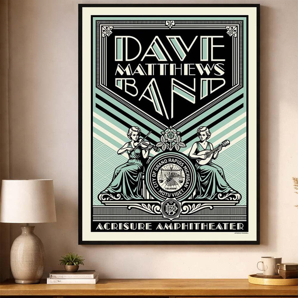 Dave Matthews Band Acrisure Amphitheater Poster Dave Matthews Band Merch Gift Ideas - Merchluma