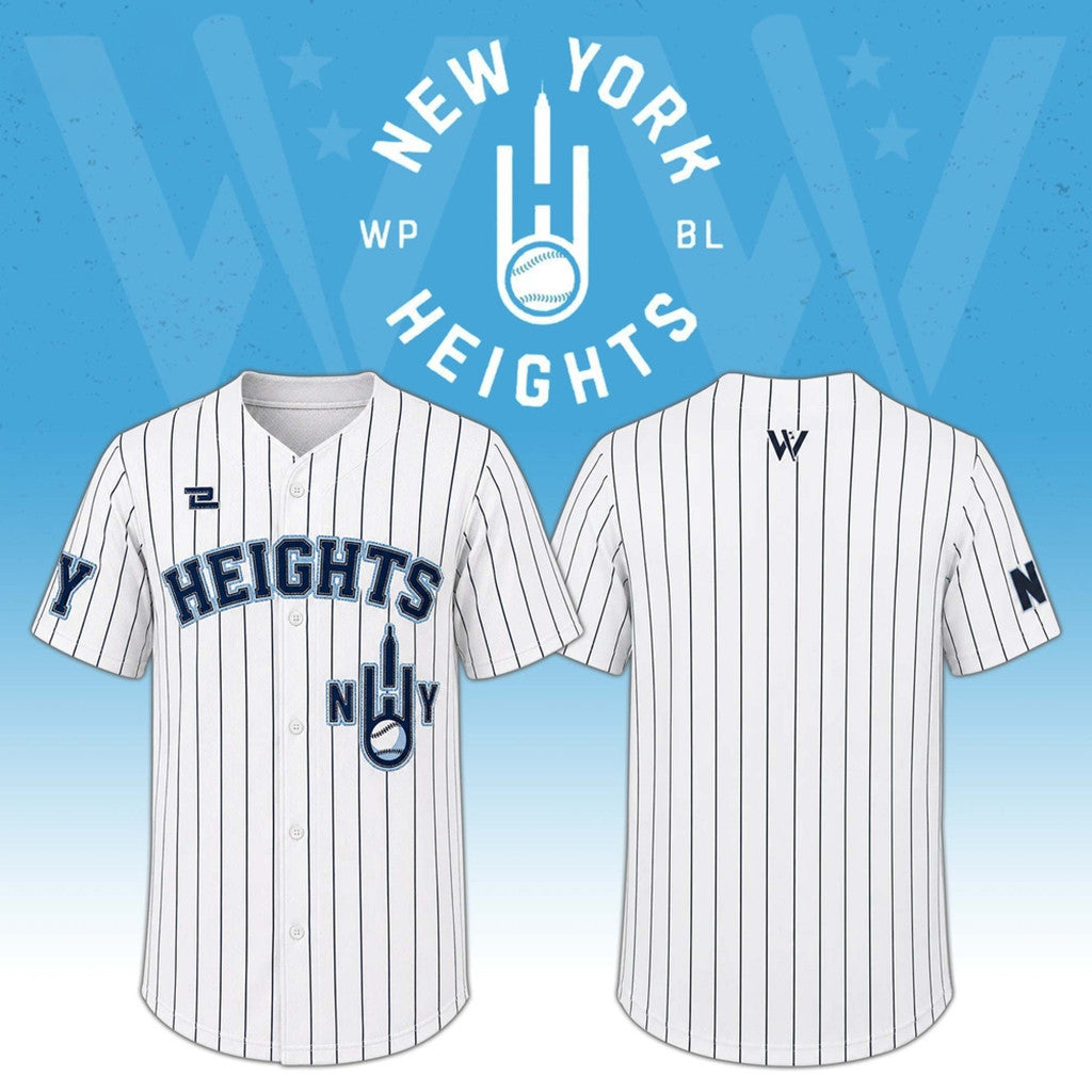 New York Heights Home Baseball Jersey 2026 WPBL Jersey NY Heights Merch Gift For BFF - Merchluma