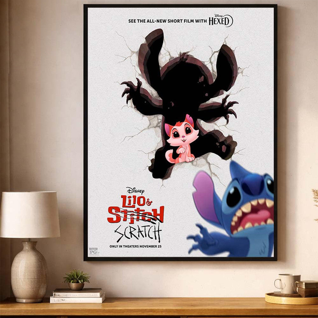 Lilo And Scratch Merch Lilo & Stitch Story Coming To Movie Poster Gift Ideas - Merchluma