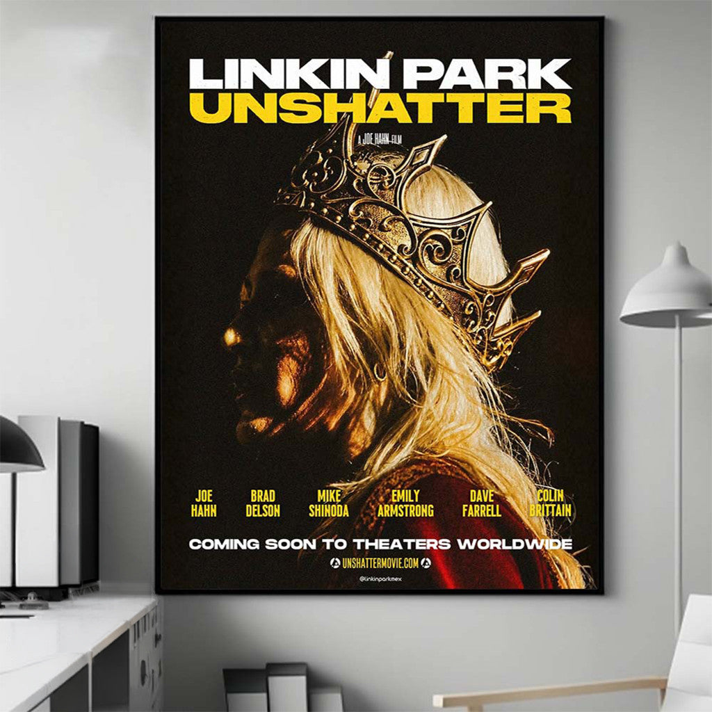 Linkin Park Unshatter Movie Poster Linkin Park Merch Unique Birthday Gift For Him - Merchluma