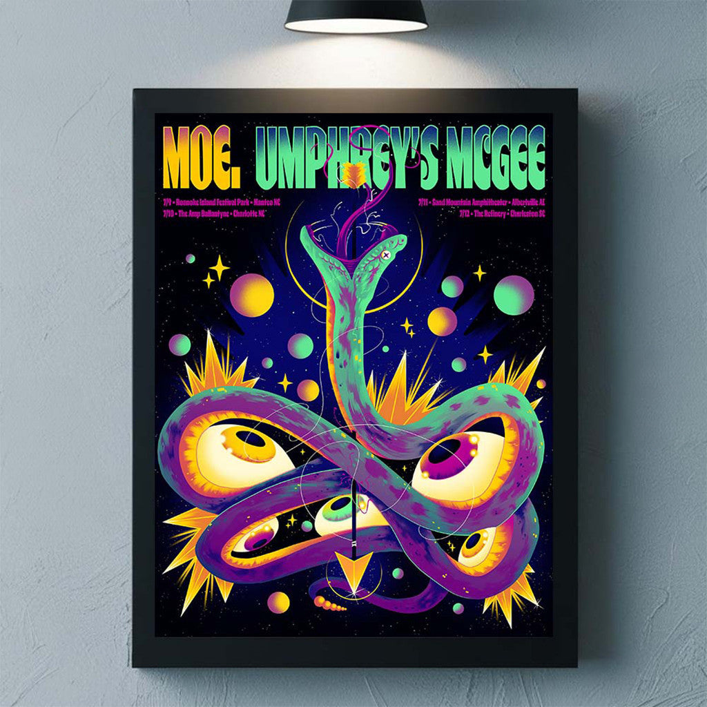 MOE X Umphrey's Mcgee Moe Mentum Tour 2026 Poster MOE X Umphrey's Merch Gifts For Fans - Merchluma