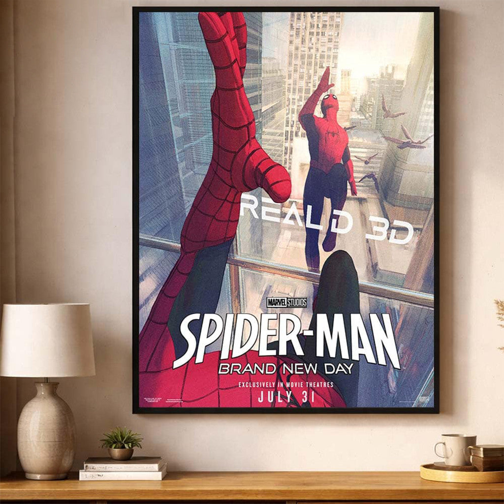 Spider-Man Brand New Day Movie Poster Spider-Man Merch Good Gifts For Brother - Merchluma