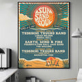 Tedeschi Trucks Band Sun Sand And Soul Poster Tedeschi Trucks Band Merch Gift For Music Fans - Merchluma