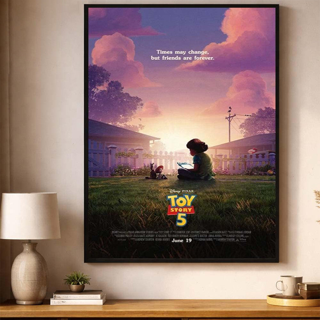 Times May Changes But Friends Are Forever Poster T-Shirt Toy Story 5 Merch Gift Ideas - Merchluma