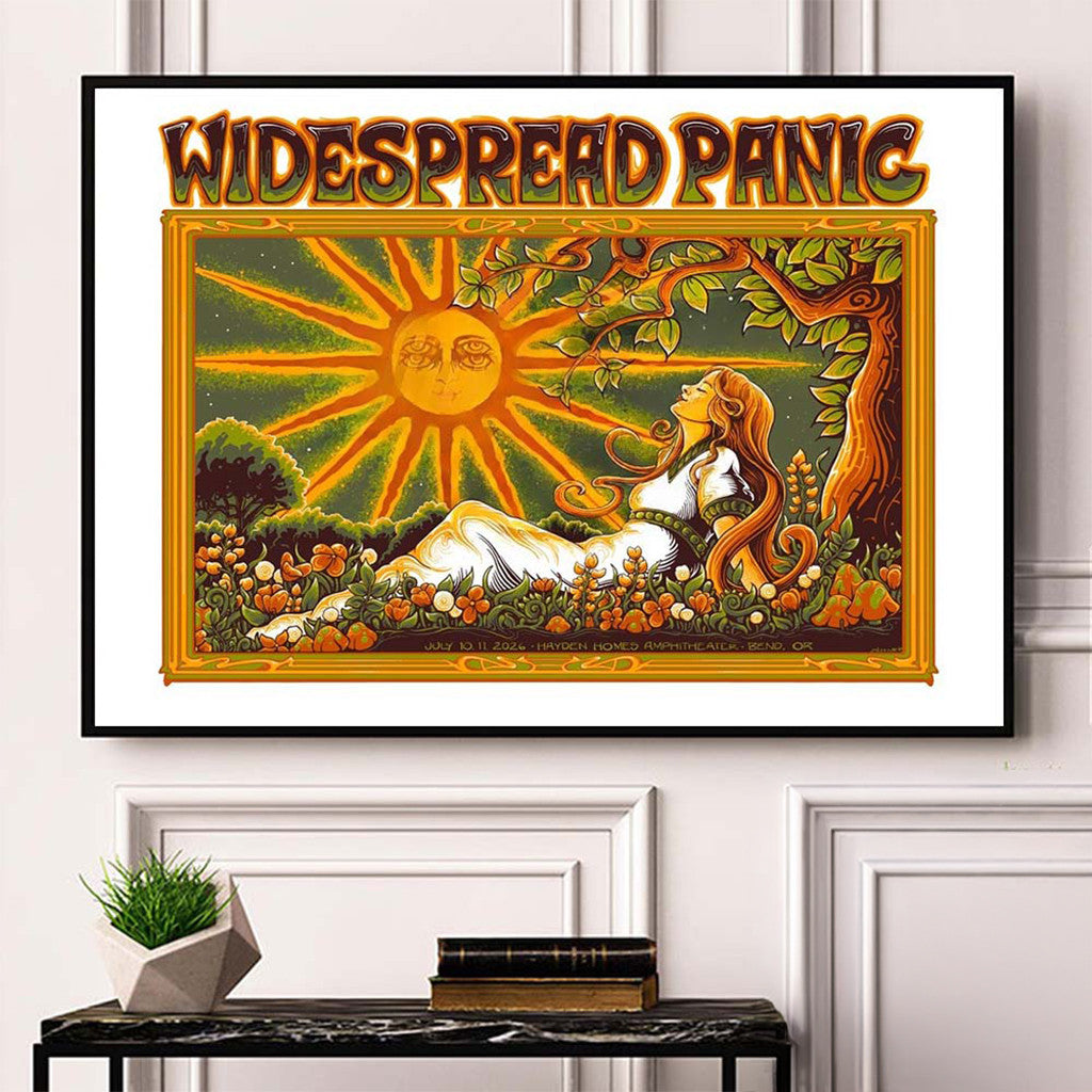 Widespread Panic Bend Oregon 2026 Poster Widespread Panic Merch Gifts For Him - Merchluma