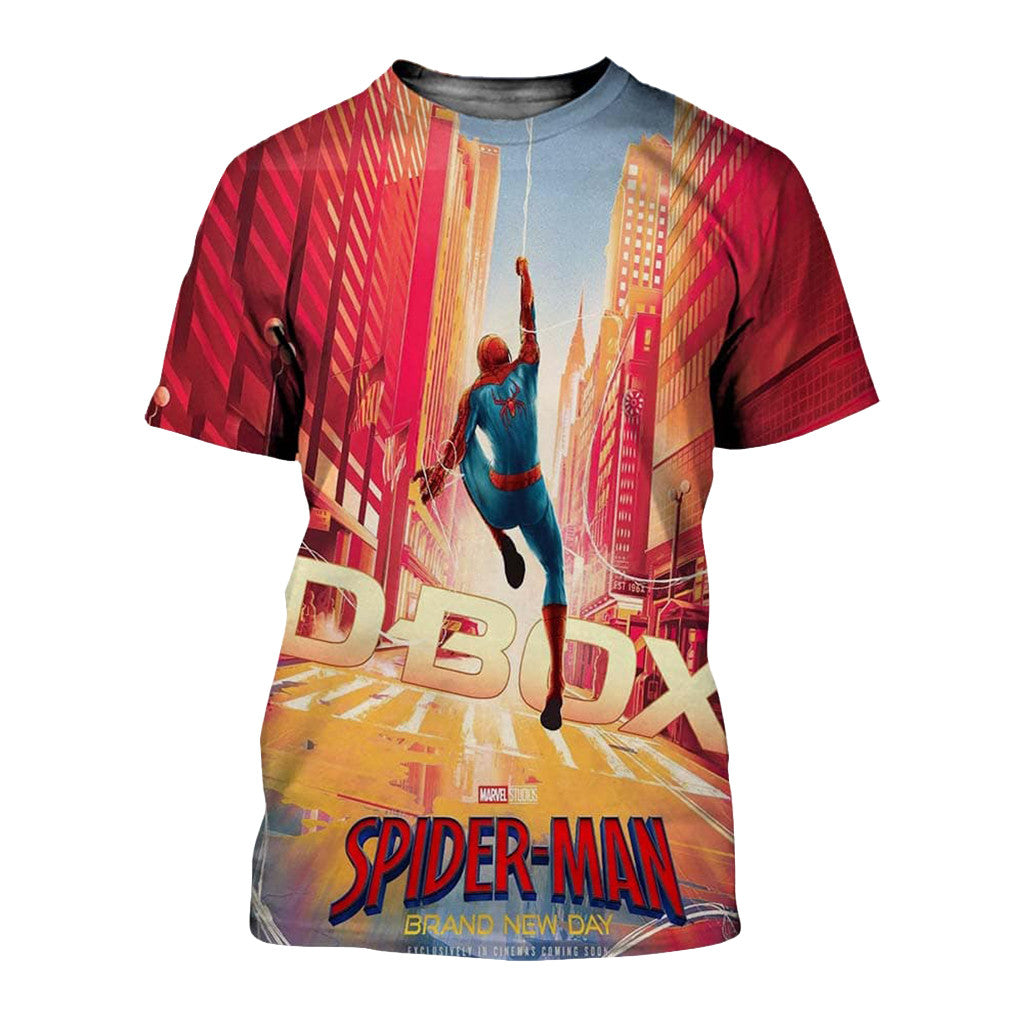 A New D-Box Poster For Spider-Man T-Shirt Brand New Day Shirt Unique Gifts For Fans - Merchluma
