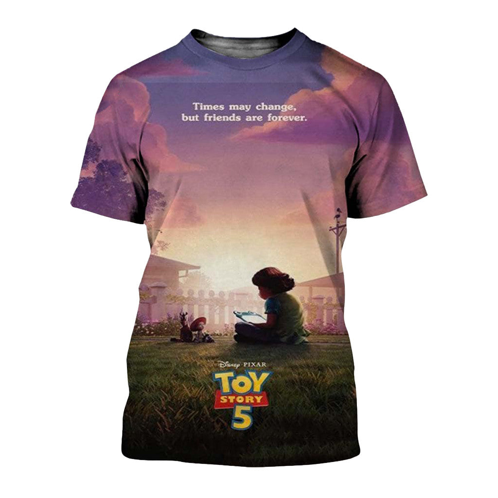 Times May Changes But Friends Are Forever Poster Toy Story 5 Merch Gift Ideas For Him - Merchluma