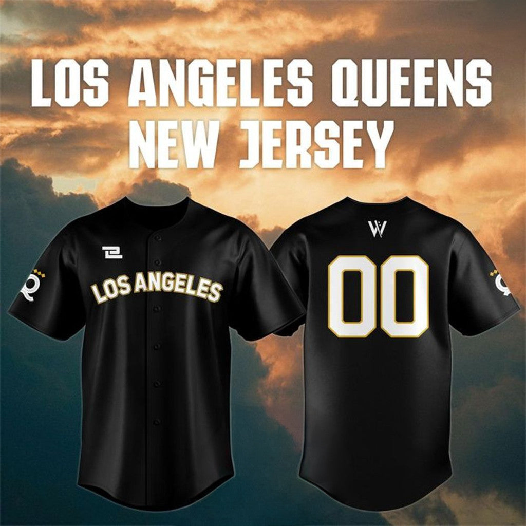 Personalized Los Angeles Queens WPBL New 2026 Season Away Baseball Jersey LA Queens Merch - Merchluma
