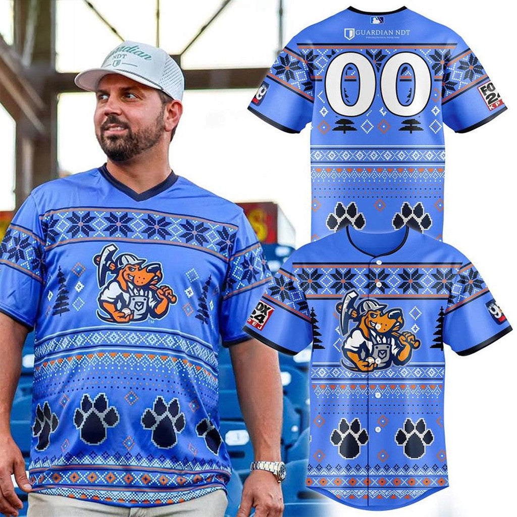 Personalized Midland Rockhounds 2026 Christmas In July Baseball Jersey Rockhounds Merch Gifts - Merchluma