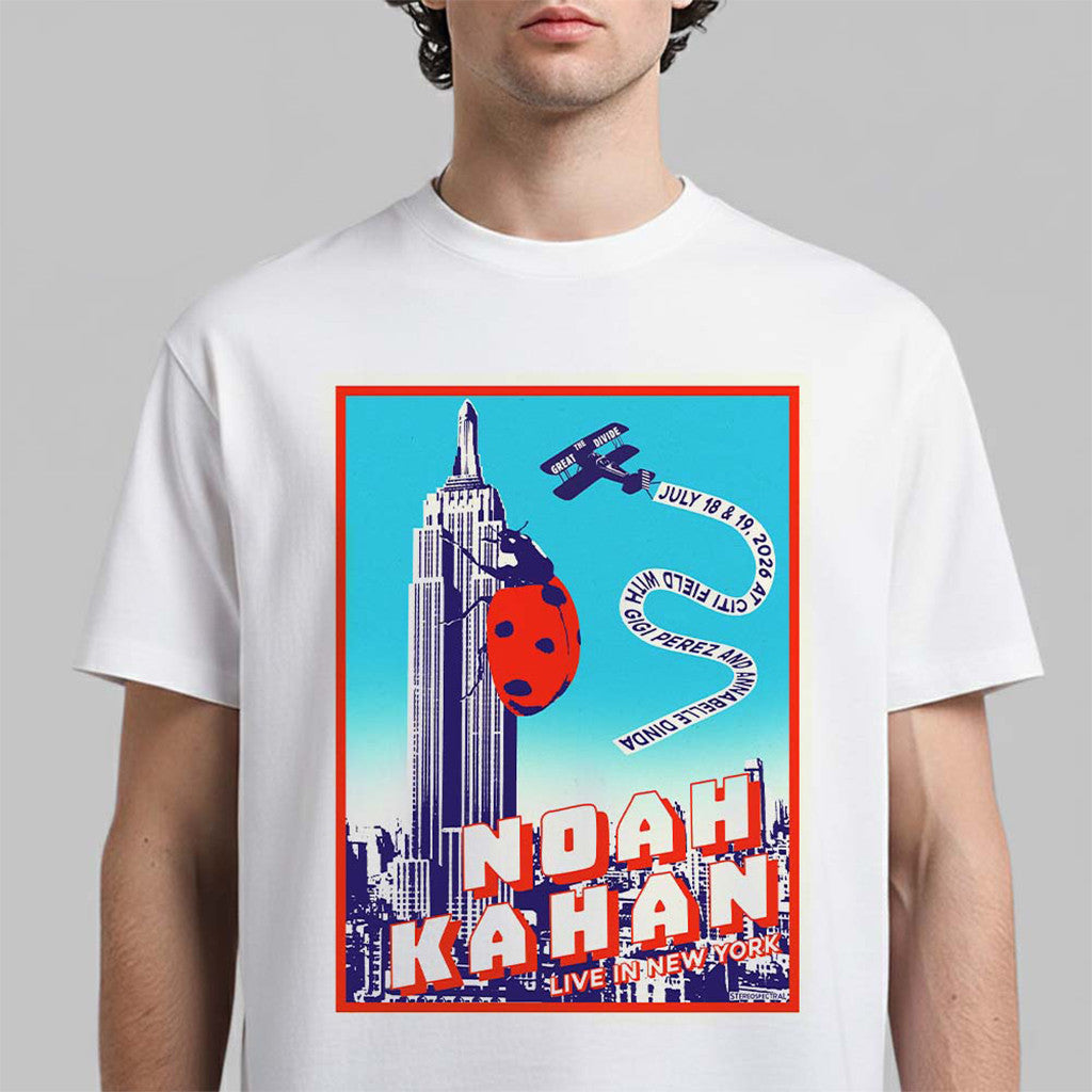 Noah Kahan Live In New York 2026 T-Shirt Noah Kahan Merch Birthday Presents For Him - Merchluma