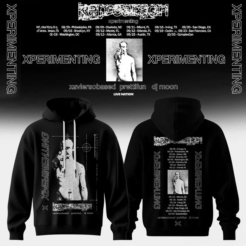 Ken Carson XPERIMENTING Hoodie Ken Carson Tour Merch 2026 Music Related Gifts For Guys - Merchluma