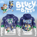 New Zealand Warriors Bluey And Bingo Special Edition Hoodie 2026 NZ Warriors Merch Gift For Son - Merchluma