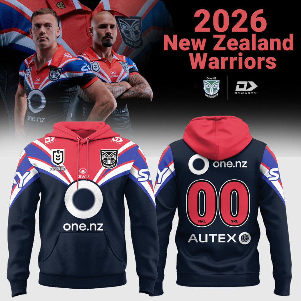 Personalized New Zealand Warriors Custom Kotahitanga Hoodie 2026 NZ Warriors Merch Fan Gifts - Merchluma